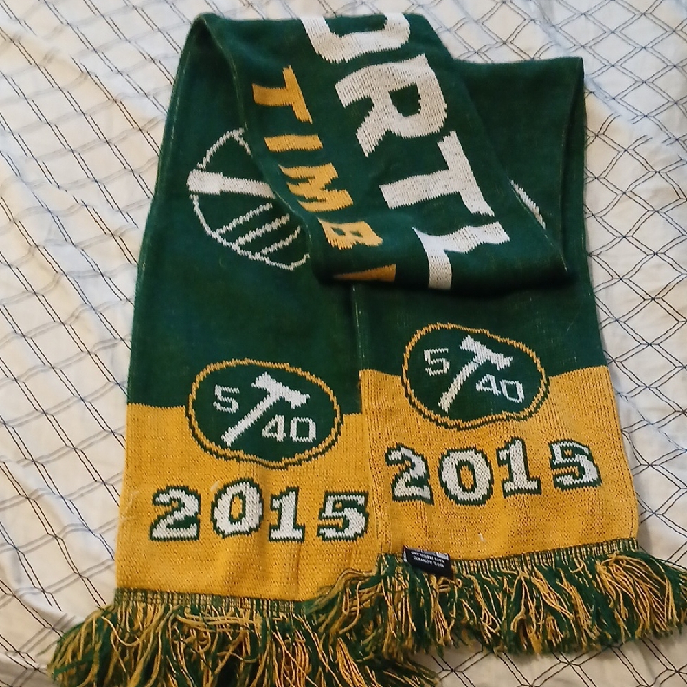 Ruffneck Scarves Portland Timbers Green and Gold Scarf